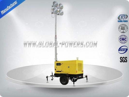 5Kva Diesel Generator Set Construction Light Towers 6 metri Mastello meccanico fornitore