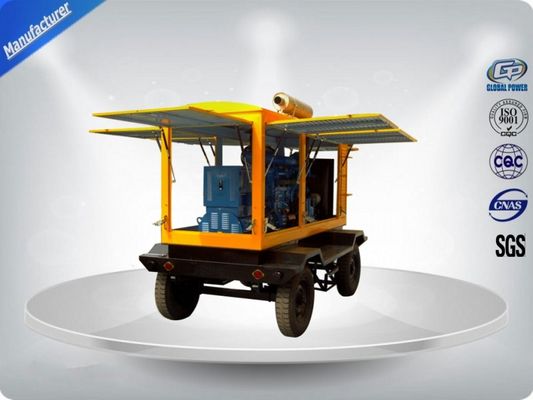 Colpo diesel 50kva ISUZU Genset diesel 4JB1T-S/46 del gruppo elettrogeno di Moblie Tralier 4 fornitore