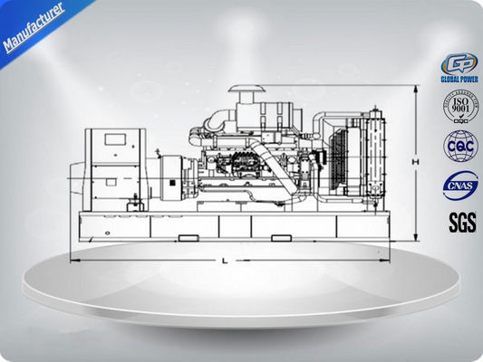 3 fasi 4 fissa il gruppo elettrogeno diesel insonorizzato di Perkins 250 il KVA 50HZ su efficiente fornitore